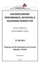 MACROECONOMIC PERFORMANCE: REVISITING A KALDORIAN PERSPECTIVE