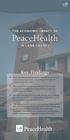 Key Findings. THE ECONOMIC IMPACT OF PeaceHealth IN L ANE COUNT Y
