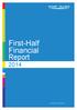 First-Half Financial Report