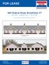 FOR LEASE. 540 Federal Road, Brookfield, CT. Scott Lavelle