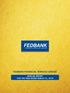 FEDBANK FINANCIAL SERVICES LIMITED ANNUAL REPORT