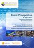 Event Prospectus. 8-9 May 2014 Melbourne Convention & Exhibition Centre