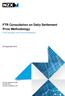FTR Consultation on Daily Settlement Price Methodology