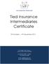 Tied Insurance Intermediaries Certificate