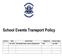 School Events Transport Policy
