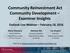Community Reinvestment Act Community Development Examiner Insights