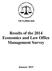 Results of the 2014 Economics and Law Office Management Survey