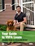Your Guide to VHFA Loans. Affordable Homes for a Sustainable Vermont
