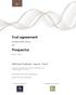 Trust agreement. Prospectus. HERCULIS Partners Taurus Fund. including specific annexes. and. Status: