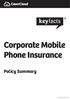 Corporate Mobile Phone Insurance