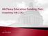 Operating Budget Education Funding Plan: EHB Next Steps Resources