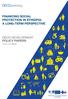 FINANCING SOCIAL PROTECTION IN ETHIOPIA: A LONG-TERM PERSPECTIVE OECD DEVELOPMENT POLICY PAPERS. February 2019 No.15