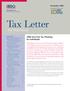 Tax Letter. For Individuals Year-End Tax Planning for Individuals. November 2008