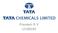 TATA Chemicals. Praveen R V U108040