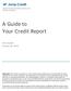 A Guide to Your Credit Report