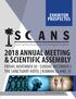 2018 ANNUAL MEETING & SCIENTIFIC ASSEMBLY