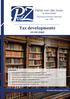 Tax developments on one page