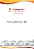 Fleetwood Corporation Limited. Preliminary Final Report Year ended 30 June 2012