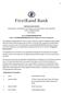 FIRSTRAND BANK LIMITED (Incorporated in the Republic of South Africa with limited liability under registration number 1929/001225/06) (the Issuer )