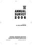 ANNUAL SURVEY NATIONAL INSURANCE INSTITUTE. EDITED BY Dr. YIGAL BEN SHALOM RESEARCH AND PLANNING ADMINISTRATION ISSN