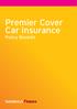 Premier Cover Car Insurance. Policy Booklet