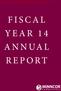 FISCAL YEAR 14 ANNUAL REPORT