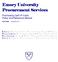 Emory University Procurement Services