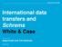 International data transfers and Schrems White & Case. Aqeel Kadri and Tim Hickman