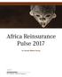 Africa Reinsurance Pulse An Annual Market Survey. Prepared by