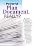 Plan Document, Powerful