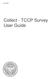 June Collect - TCCP Survey User Guide