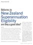 New Zealand Superannuation Eligibility