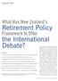 Retirement Policy. the International Debate?