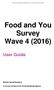 Food and You Survey Wave 4 (2016)