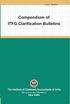 Compendium of ITFG Clarification Bulletins