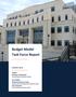 Budget Model Task Force Report