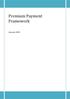 Premium Payment Framework. January 2016