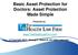 Basic Asset Protection for Doctors: Asset Protection Made Simple