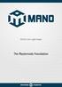 MANO Coin Light Paper. The Masternode Foundation