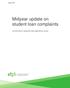 Midyear update on student loan complaints