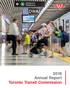 2016 Annual Report Toronto Transit Commission