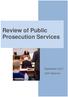 Review of Public Prosecution Services