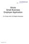 Illinois Small Business Employer Application