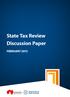 State Tax Review Discussion Paper