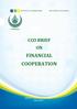 FINANCIAL COOPERATION