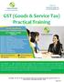 GST (Goods & Service Tax) Practical Training
