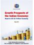 Growth Prospects of the Indian Economy: Road to US $5 Trillion Economy. Contents
