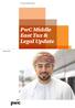 PwC Middle East Tax & Legal Update