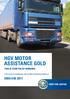HGV MOTOR ASSISTANCE GOLD THIS IS YOUR POLICY WORDING