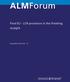 ALMForum. Final EU - LCR provisions in the finishing straight. December 2014 No. 10